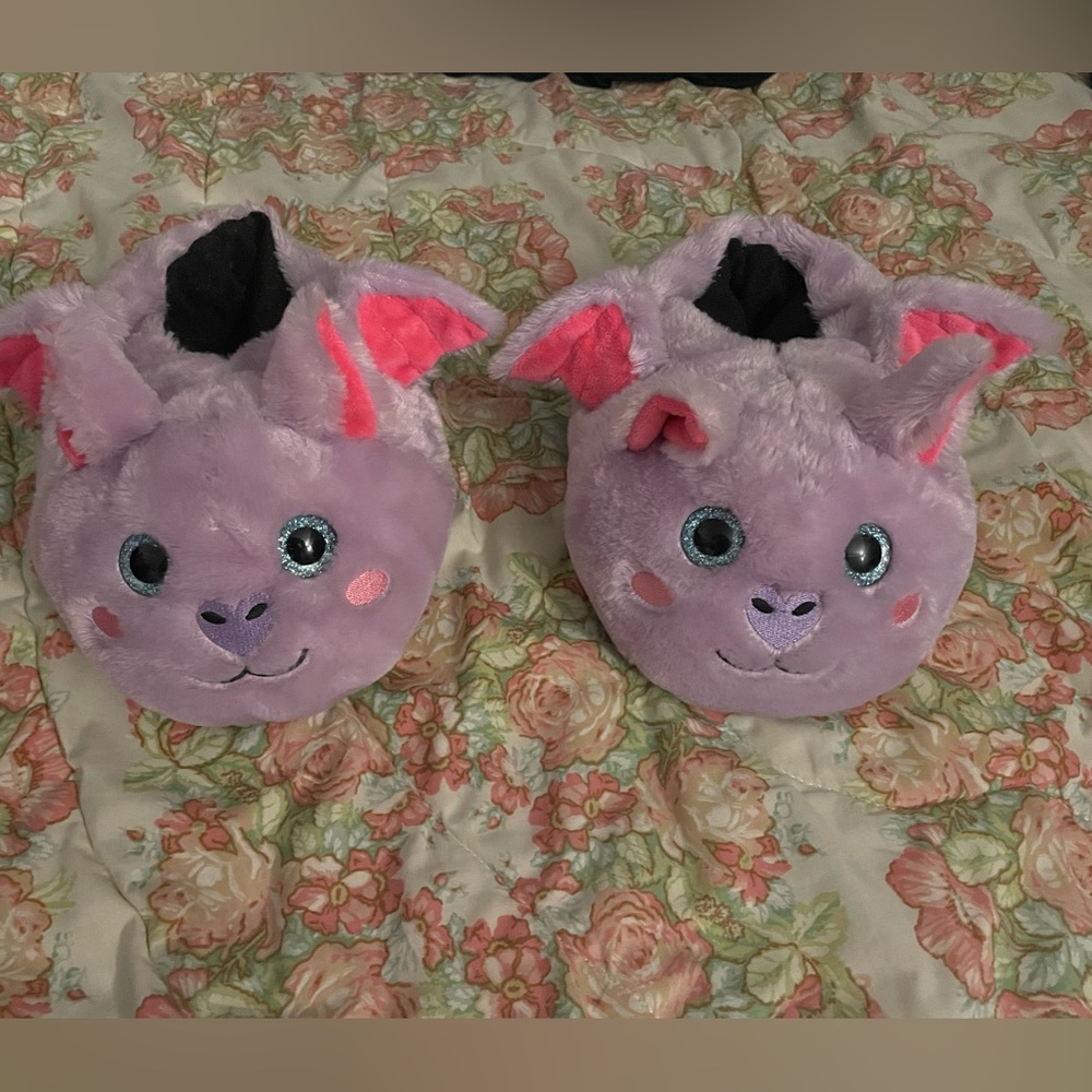 Cute Purple Animal Slippers